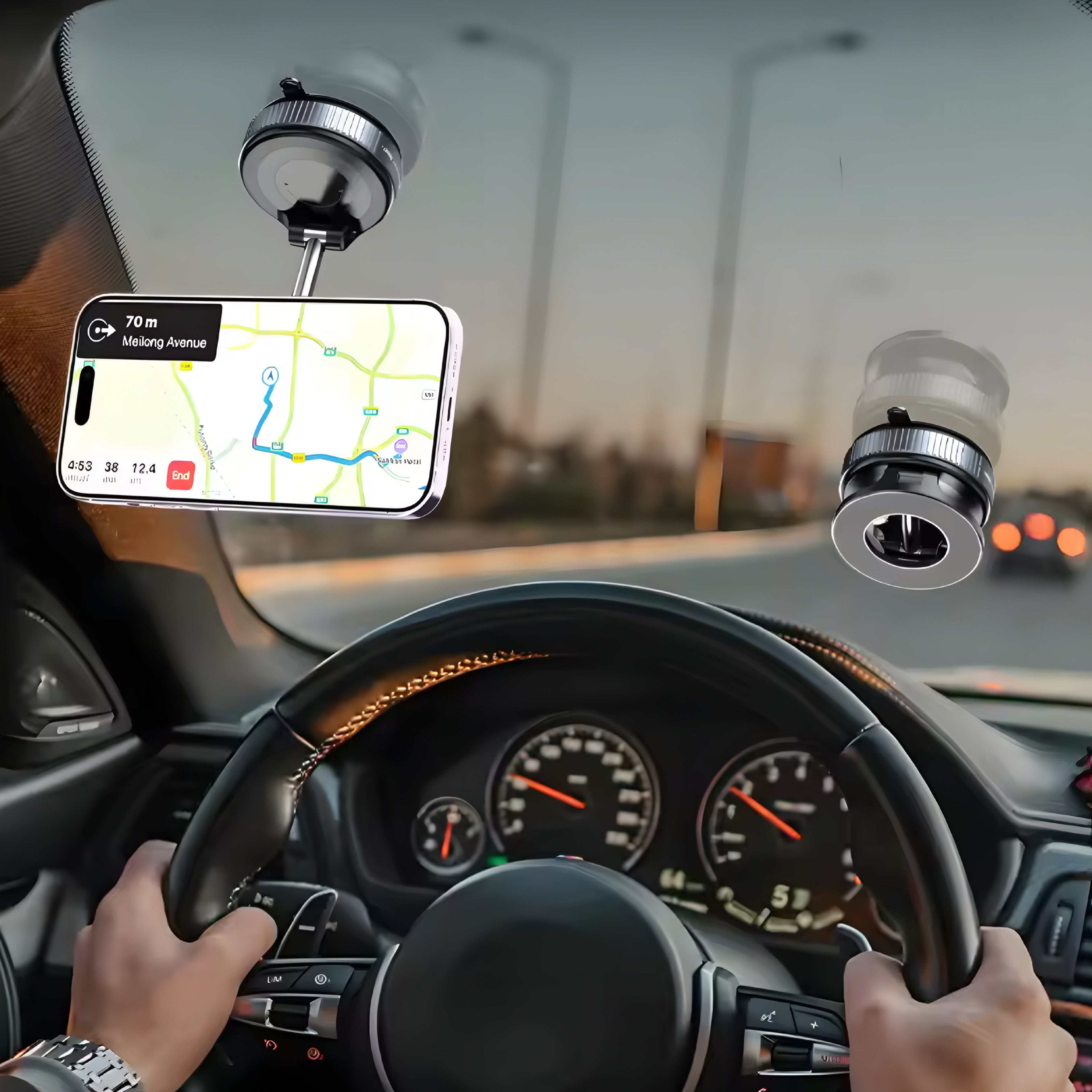 Magnetisk Bilhållare för Mobil – Stark, Justerbar & Smidig