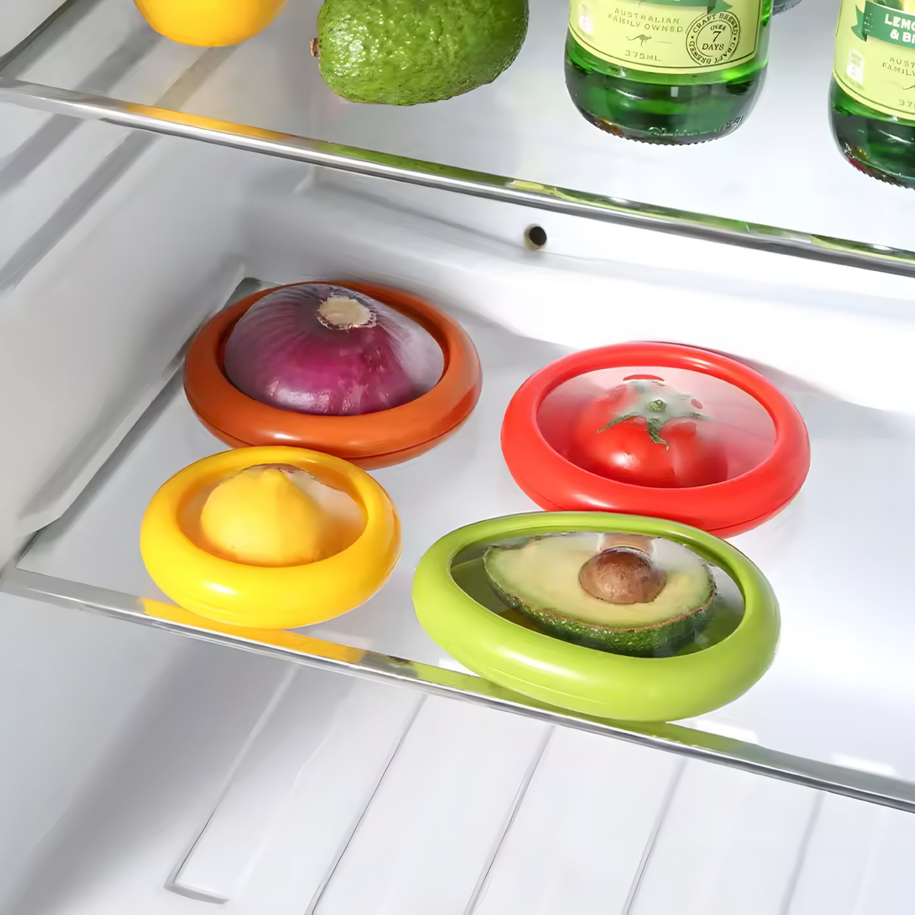 Elastisk Förvaringsbehållare för Frukt och Grönsaker