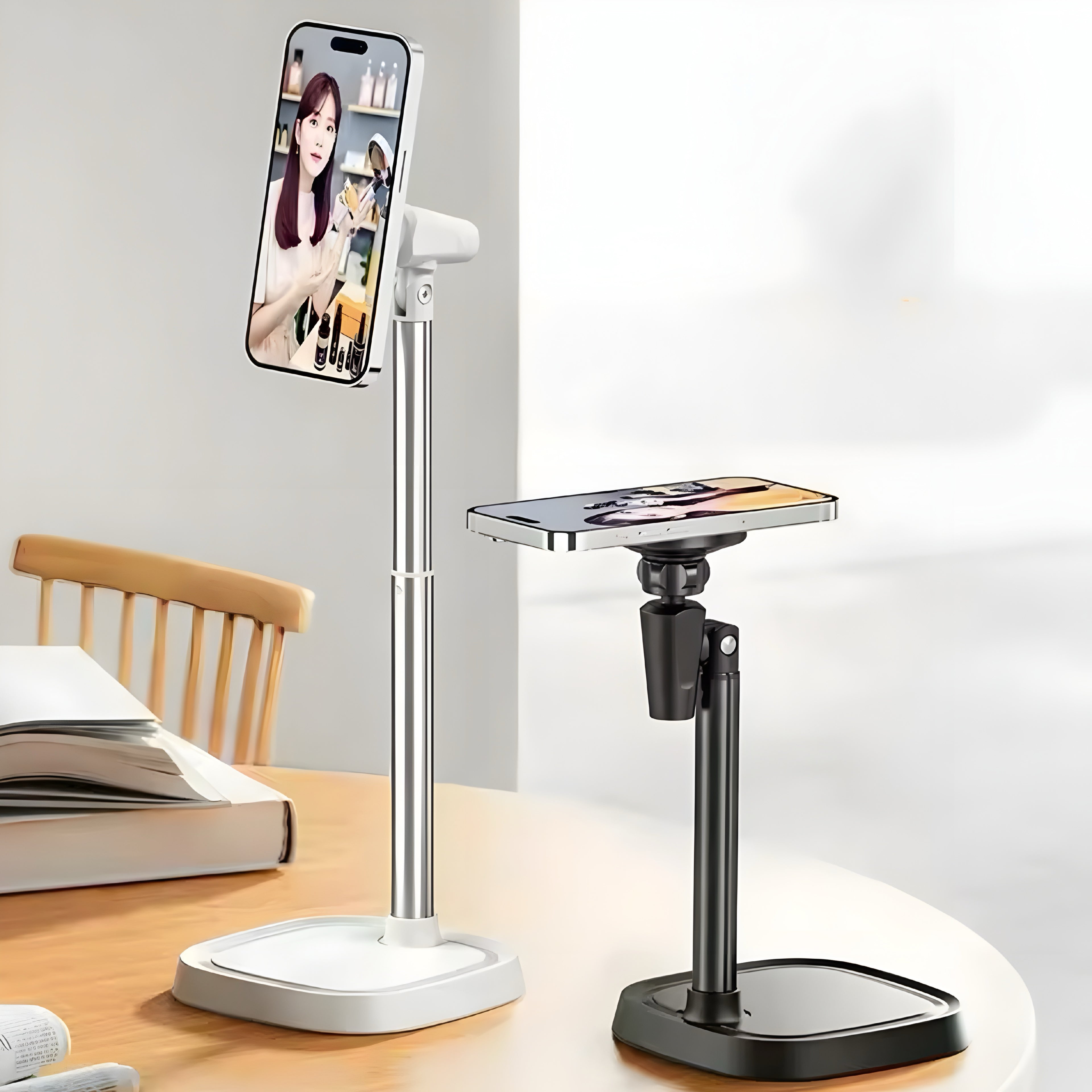 Magnetisk Aluminium Telefonställ – Justerbart & Stilrent