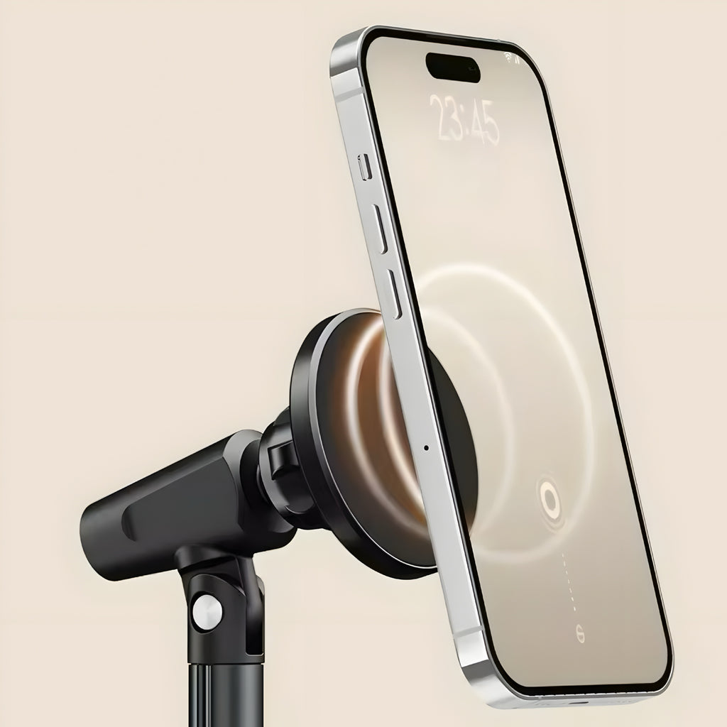 Magnetisk Aluminium Telefonställ – Justerbart & Stilrent