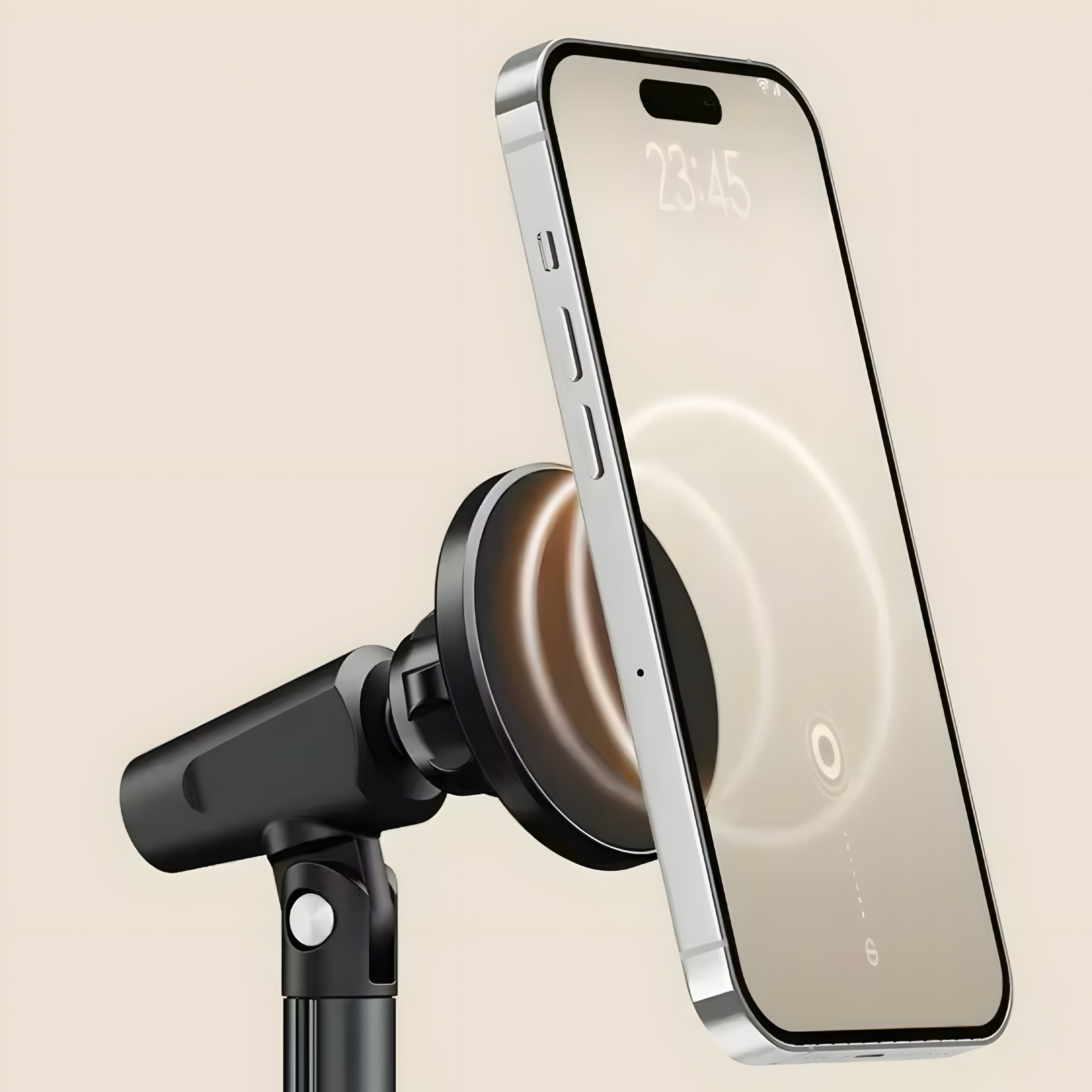 Magnetisk Aluminium Telefonställ – Justerbart & Stilrent