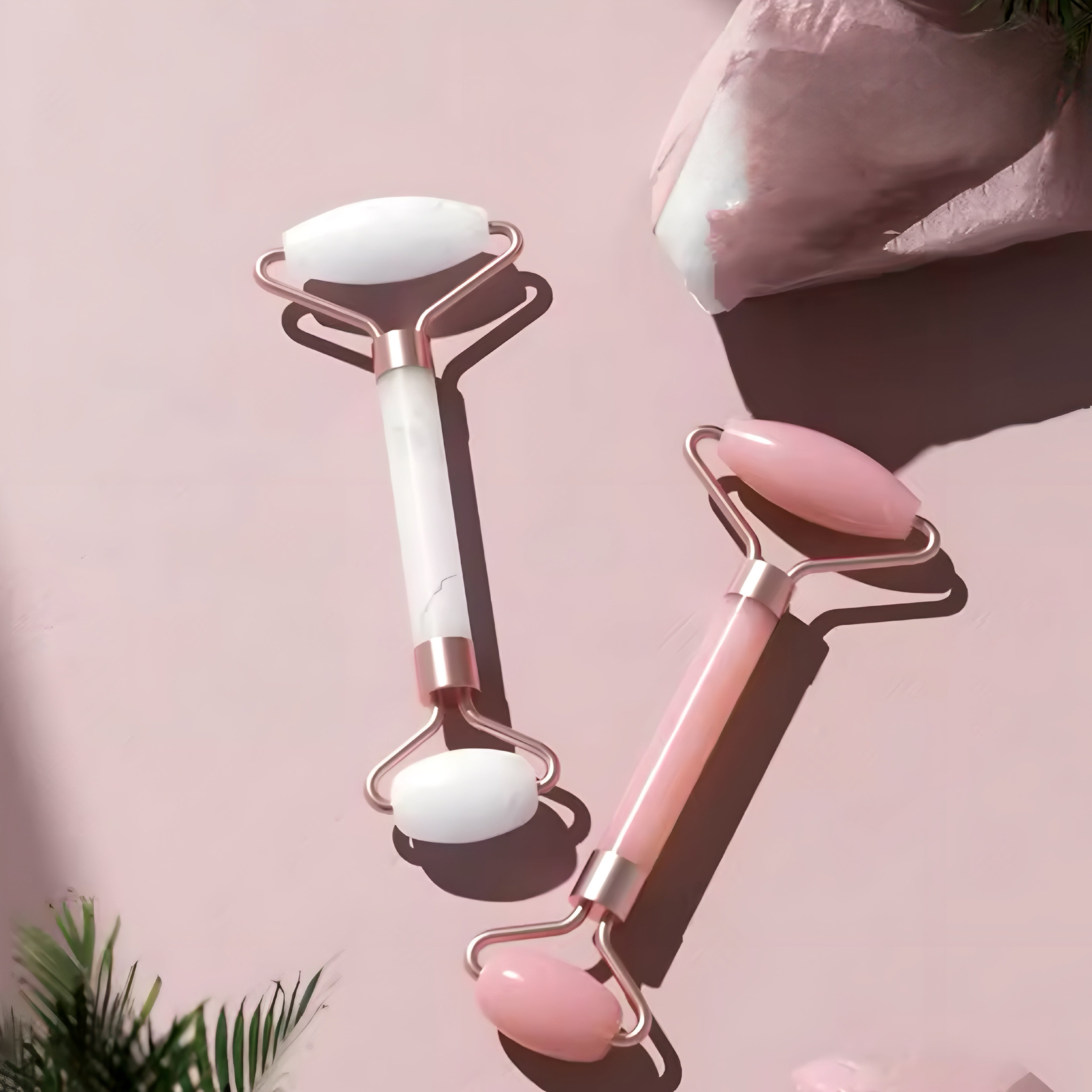 Roller och Gua Sha Set – För Naturlig Lyster och Avslappning
