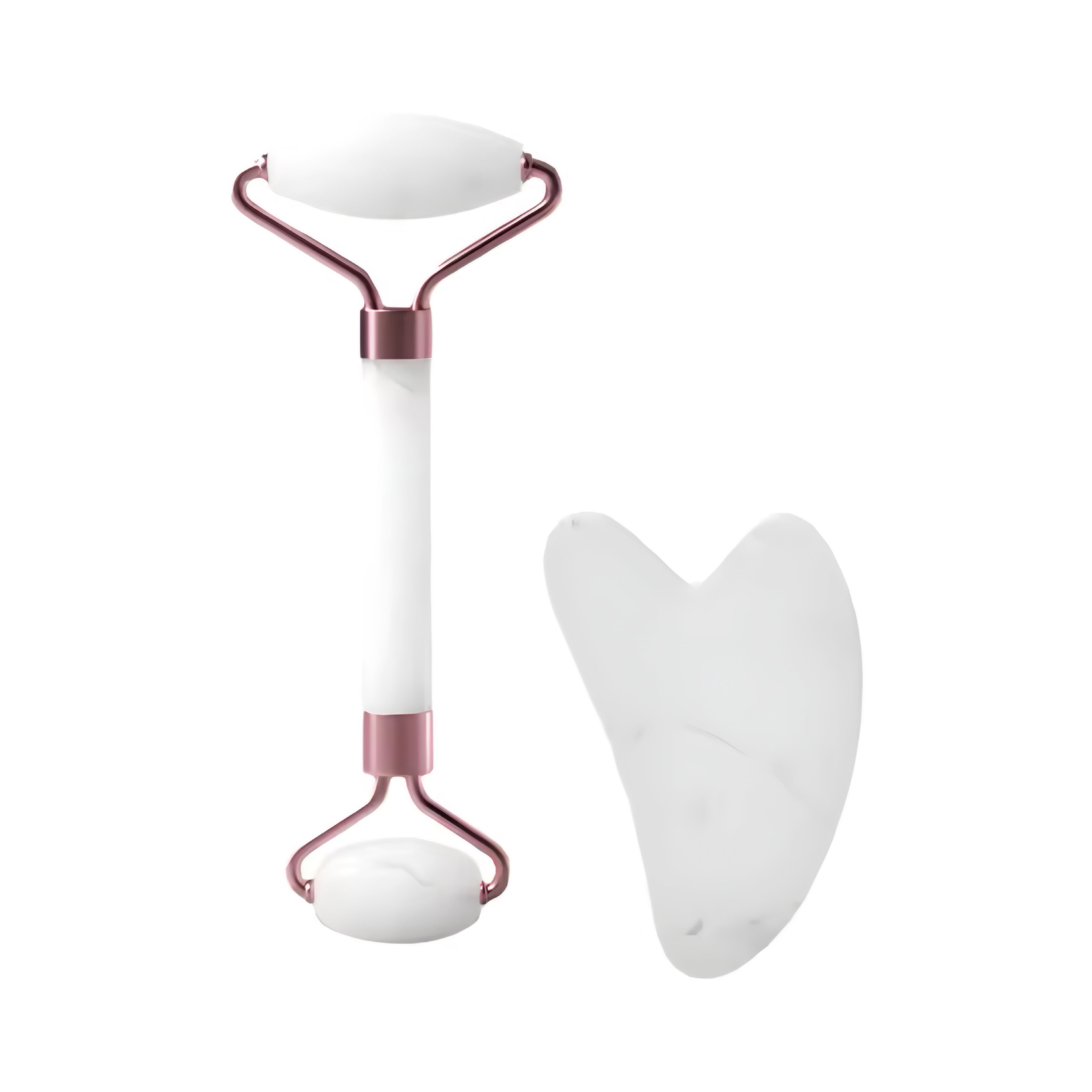 Roller och Gua Sha Set – För Naturlig Lyster och Avslappning