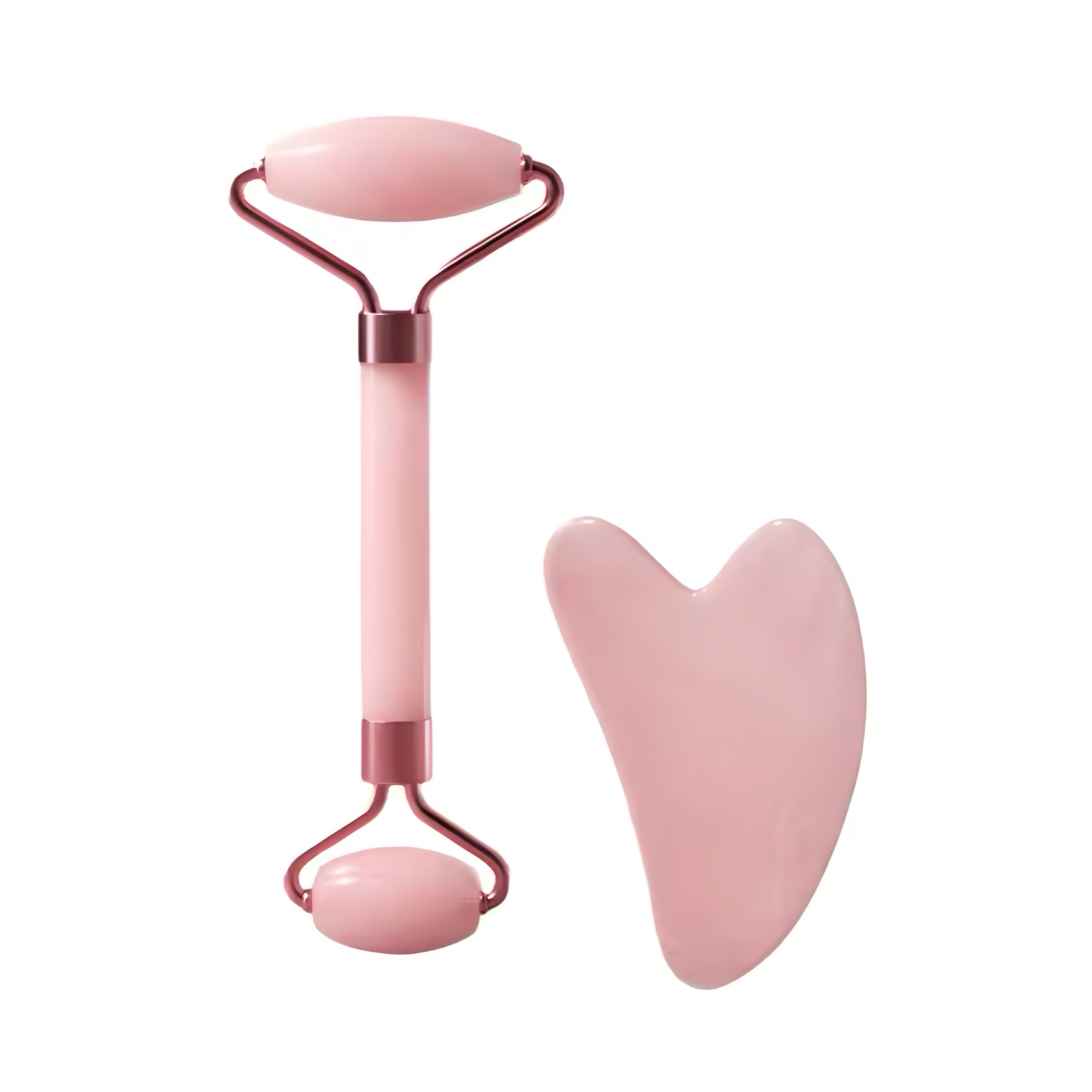 Roller och Gua Sha Set – För Naturlig Lyster och Avslappning